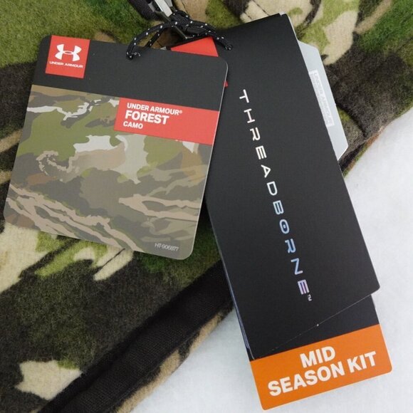 Under Armour UA Hunting Jacket Stealth Mid-Season Wool Scent Control Women 2XL - Picture 10 of 16